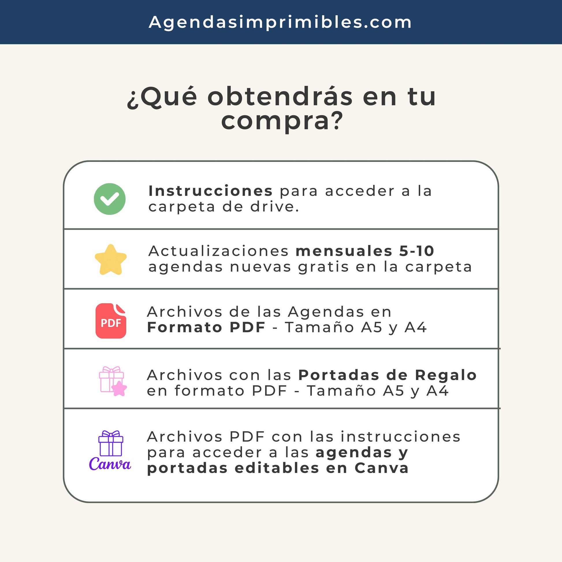 MegaPack Agendas Imprimibles 2026 + Editable Canva - Agendas Imprimibles