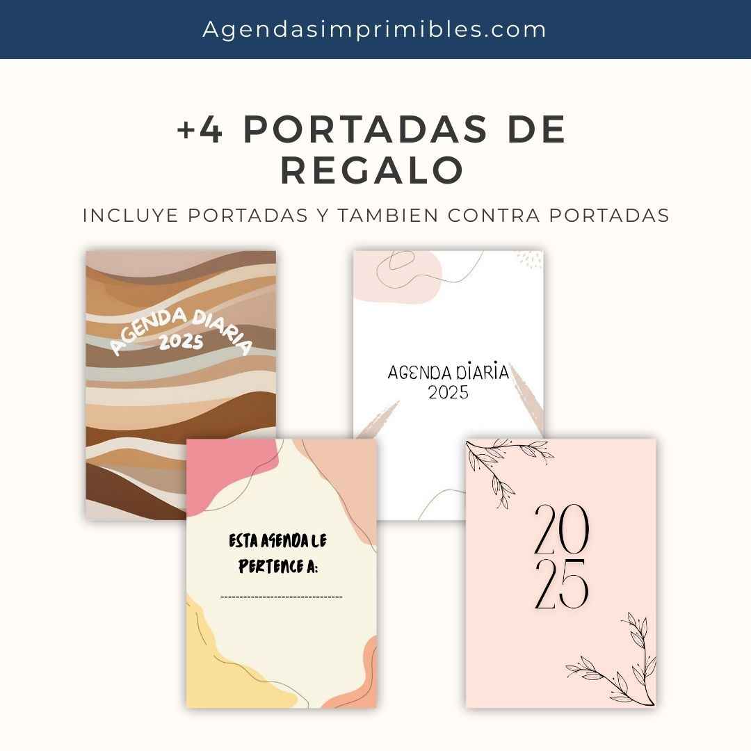 Agenda Beige Diaria | 2025