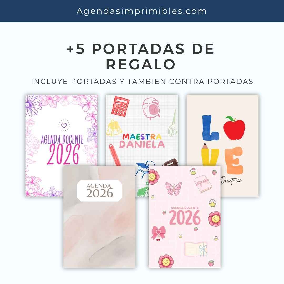 Agenda Docente Primaria Semanal | 2026