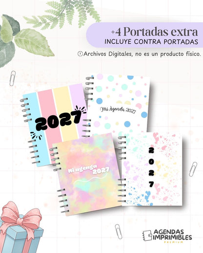 Agenda Colorida 2027 - Archivo Imprimible - imagen 7