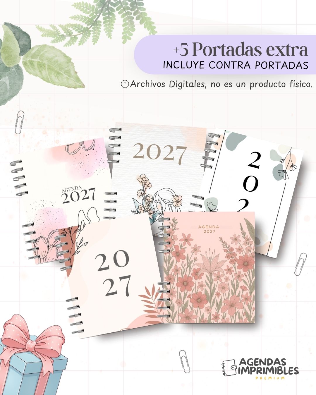 Agenda Flores 2027 - Archivo Imprimible - imagen 7