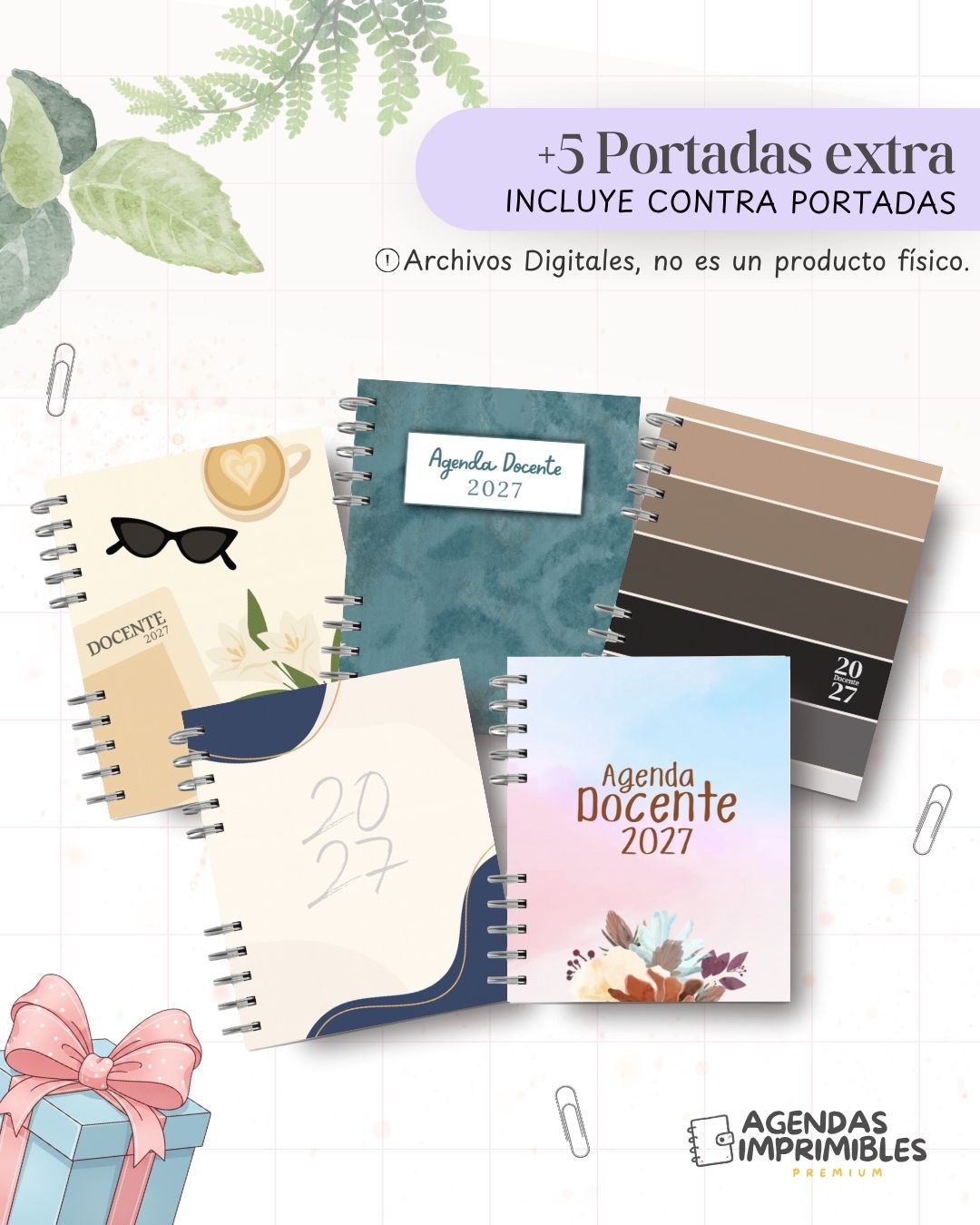 Agenda Docente Minimalista 2027 - Archivo Imprimible - imagen 7