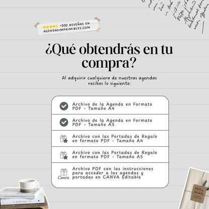 Agenda Continua Minimalista Semanal | 2026