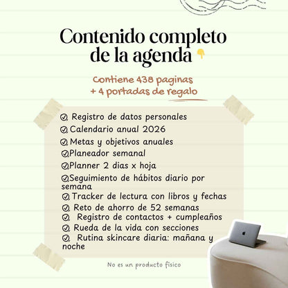 Agenda Capibara 2 Días por hoja| 2026