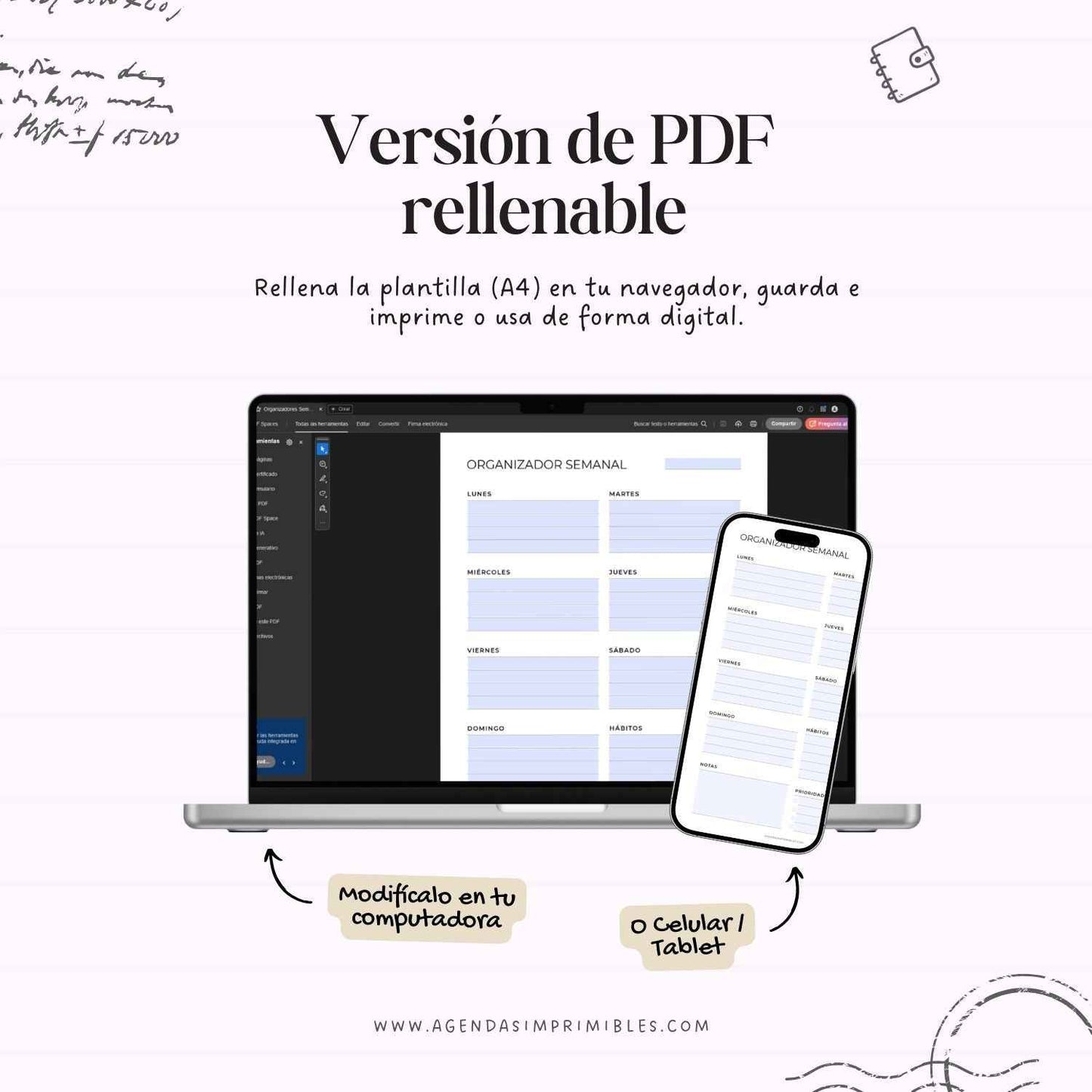 Organizadores Semanales