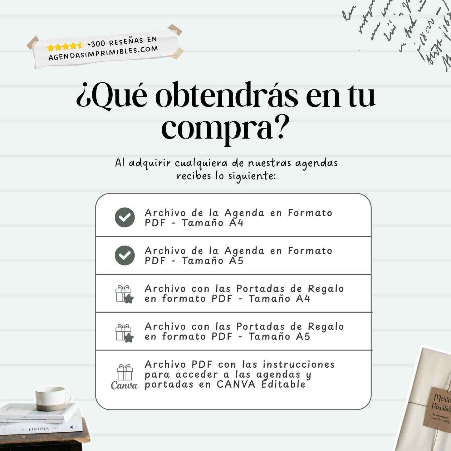 Agenda Elegante Unisex Diaria | 2026