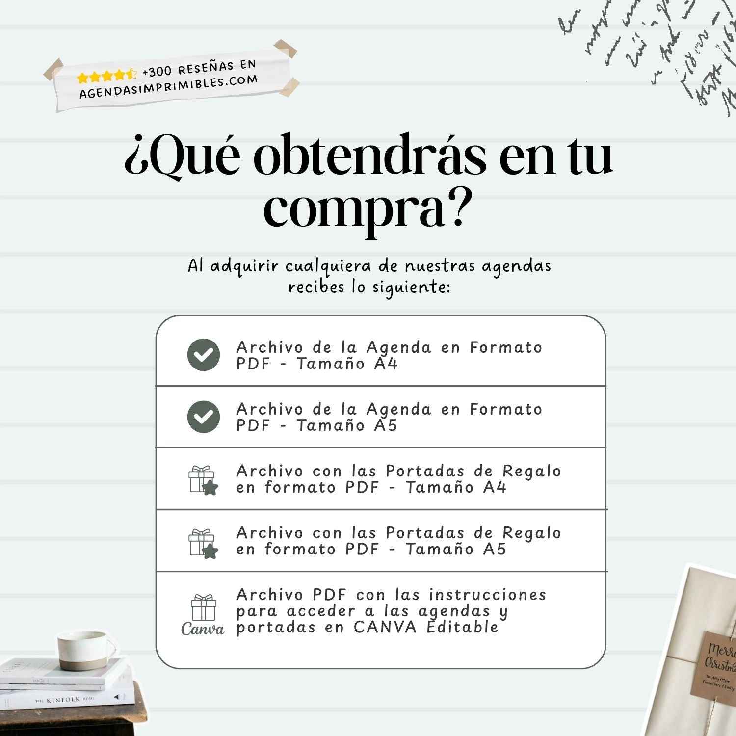 Agenda Elegante Unisex Diaria | 2026