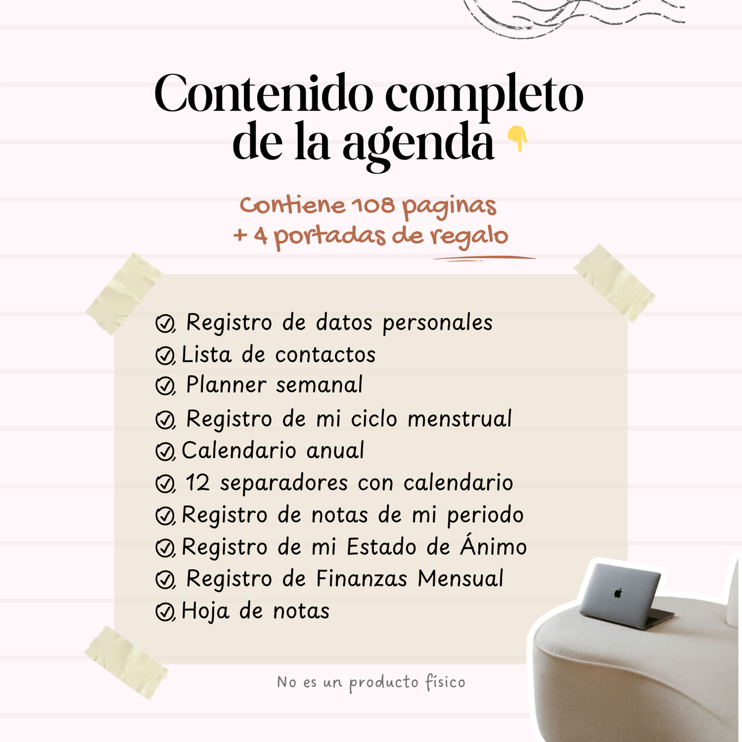 Agenda Mi periodo Semanal| 2026