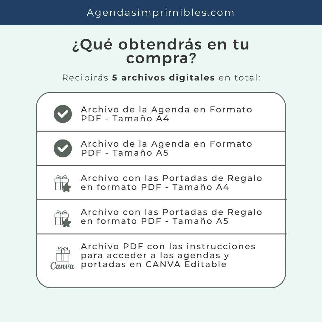 Agenda Mi Embarazo Semanal | 2026