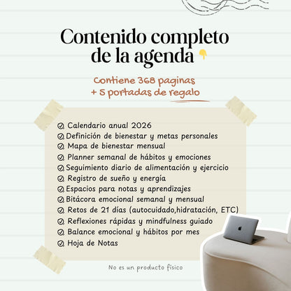 Agenda Hábitos Saludables Semanal | 2026