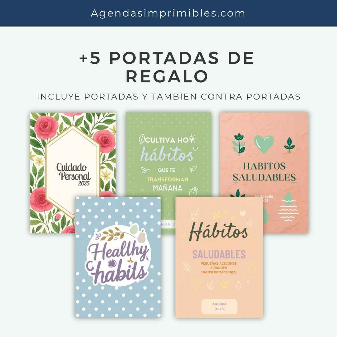 Agenda Hábitos Saludables Semanal | 2025