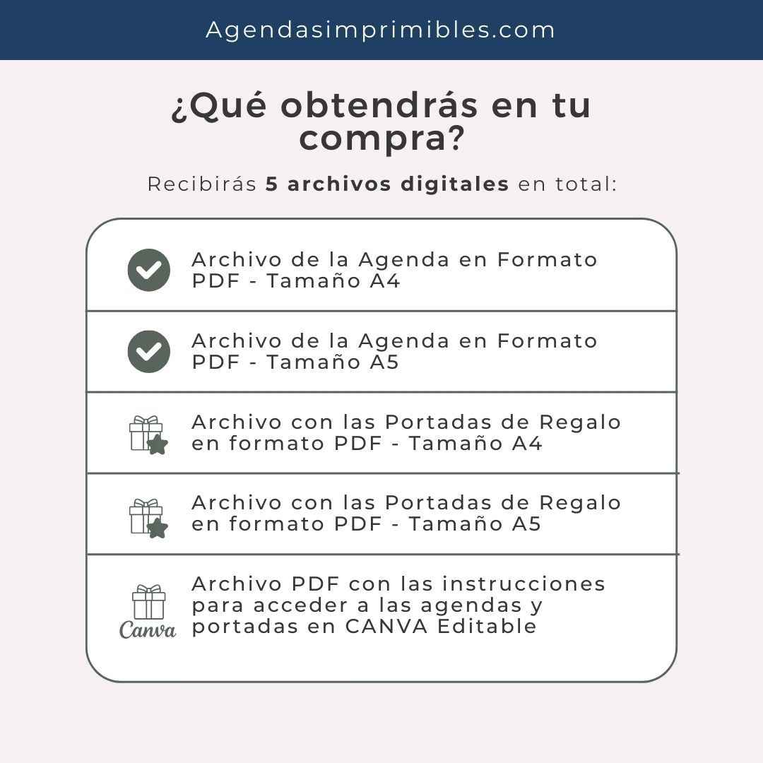 Agenda Mármol Semanal | 2025