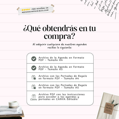 Agenda Beige Diaria | 2026