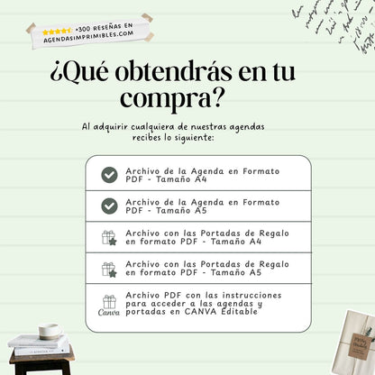 Agenda Cactus 2 Días x Página  | 2026