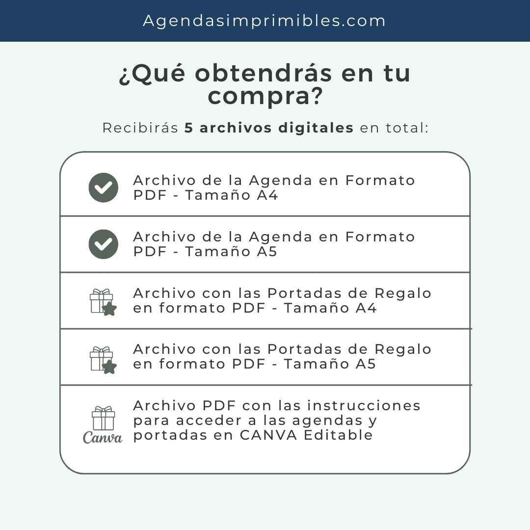 Agenda Hábitos Saludables Semanal | 2025