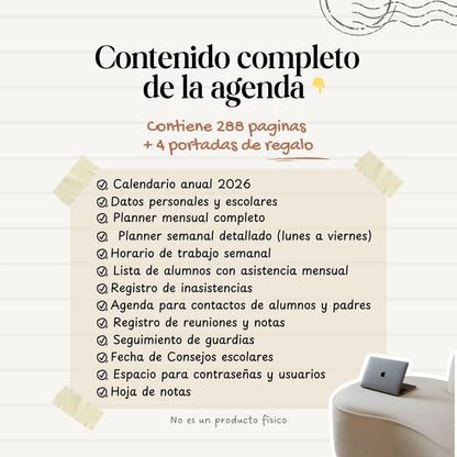 Agenda Docente Buhitos Semanal | 2026