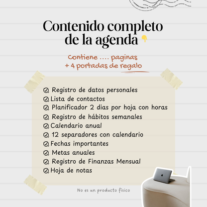 Agenda carros 2 días x Hojas | 2026