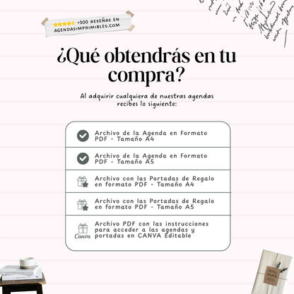 Agenda Mi periodo Semanal| 2026