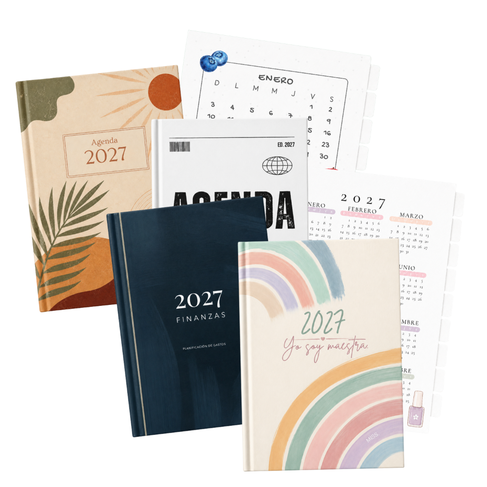 Pack de agendas imprimibles editables