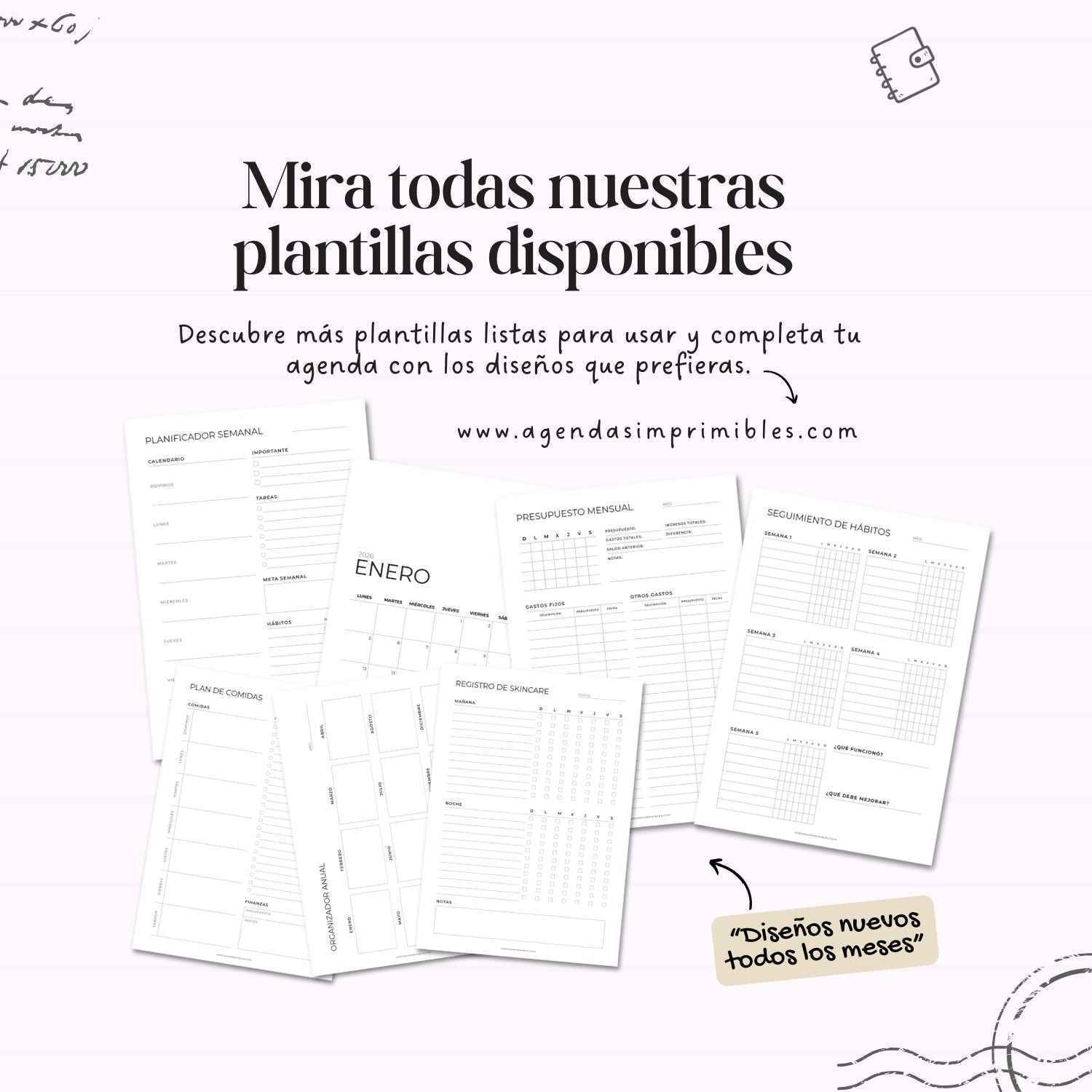 Calendario 2026 Anual Vertical