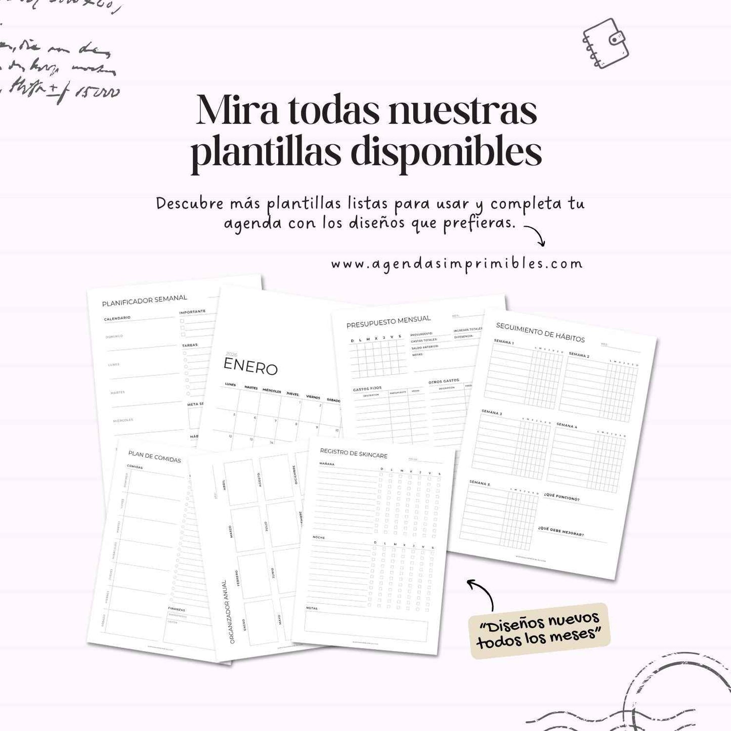 Calendario 2026 Anual Horizontal