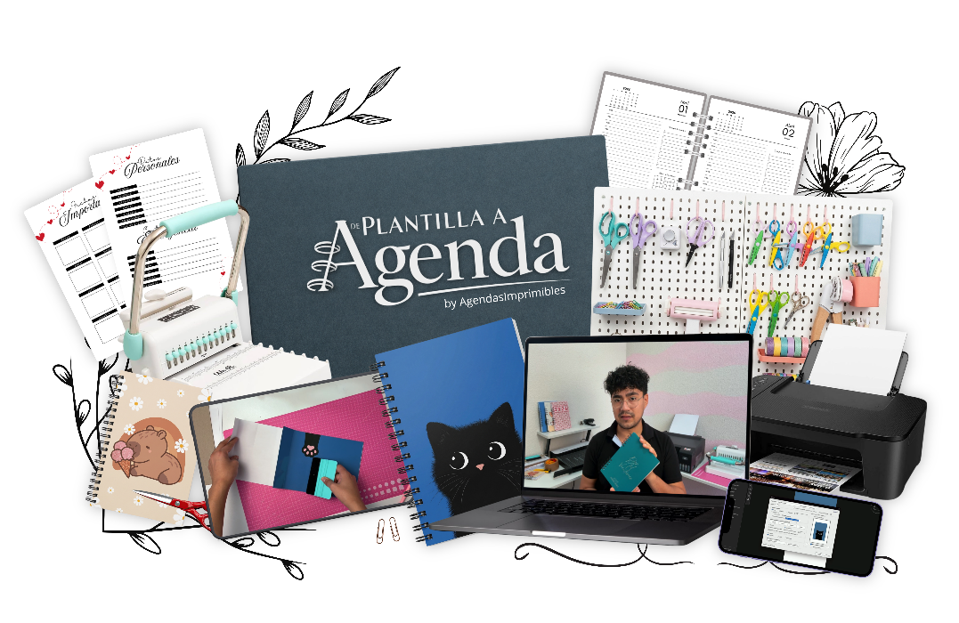 Vista del curso de plantilla a agenda